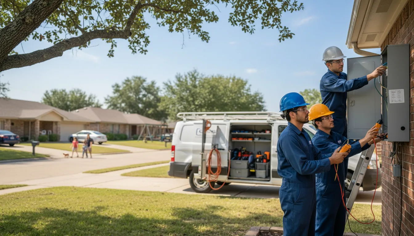 Certified electrician providing emergency electrical services in Holder, FL
